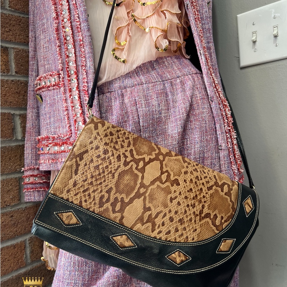 Bally Python Skin Sling - image 5